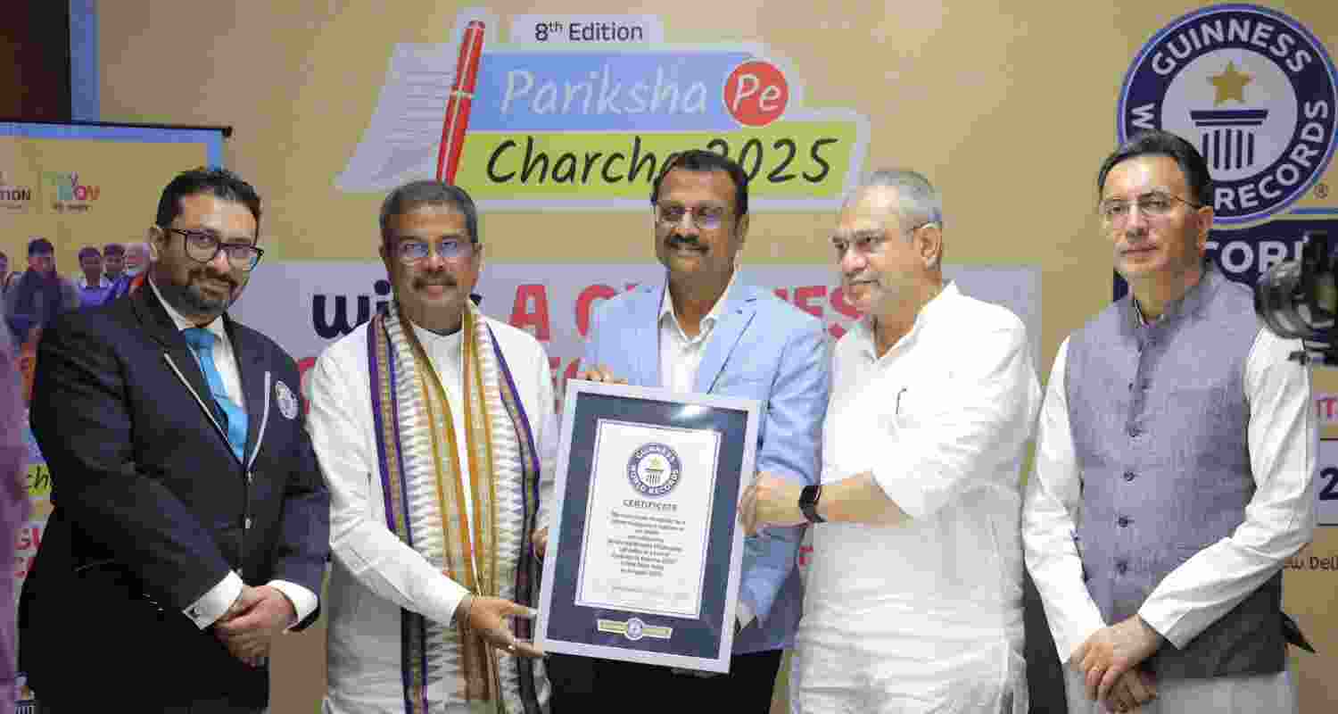 Pariksha Pe Charcha 2025 Draws Crores Breaks World Record. Pariksha Pe Charcha 2025 Draws Crores Breaks World Record.