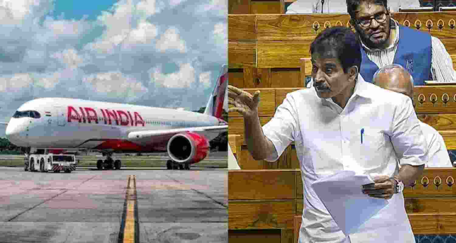 Venugopal claims near miss during diverted Air India flight. Venugopal claims near miss during diverted Air India flight.