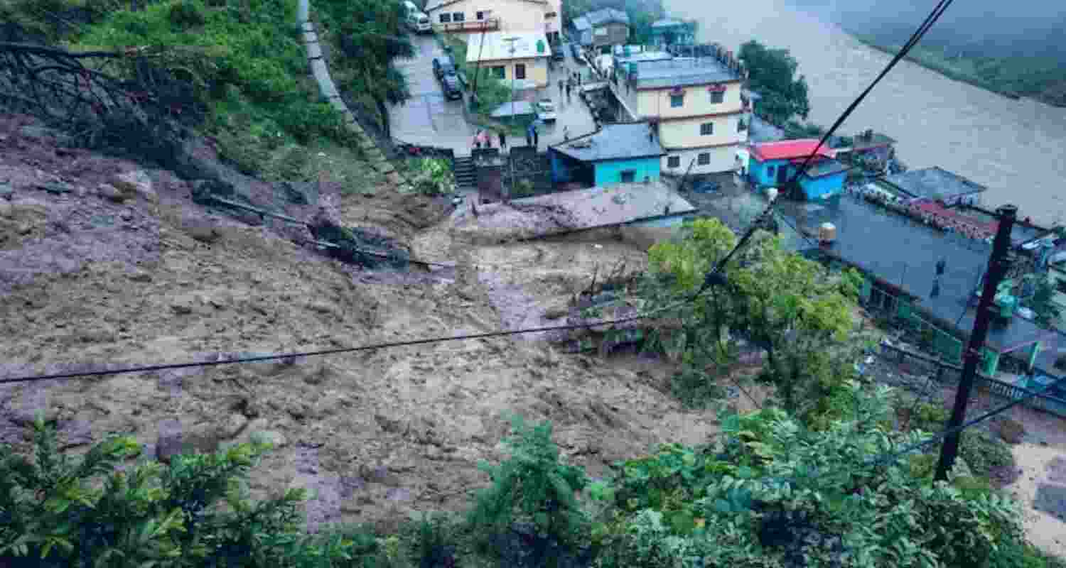 One feared dead after cloudburst hits Chamoli in Uttarakhand.