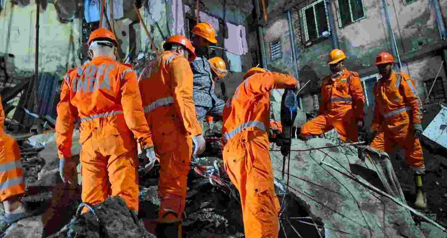 NDRF rescues 11 in Palghar building collapse tragedy.