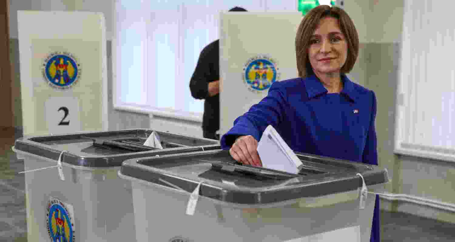 Moldova votes in key election watched by EU and Russia. Moldova votes in key election watched by EU and Russia.