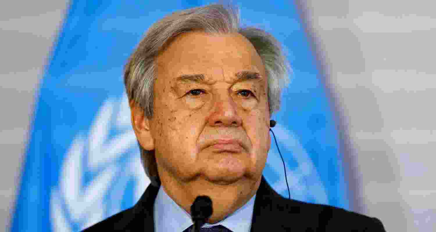 Guterres says no nation should choose debt over people. Guterres says no nation should choose debt over people.