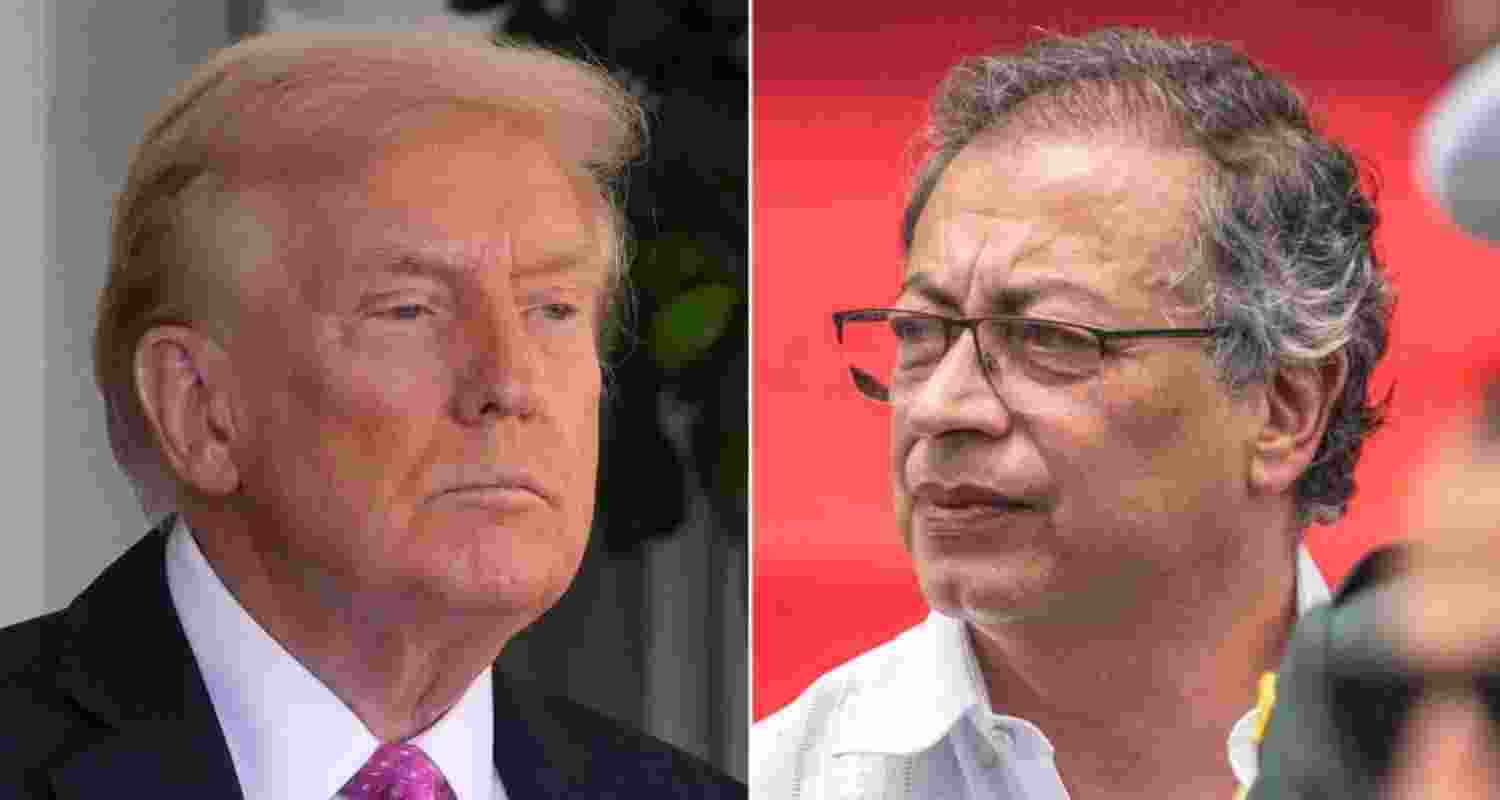 Trump, Petro feud deepens over drugs and protests. Trump, Petro feud deepens over drugs and protests.