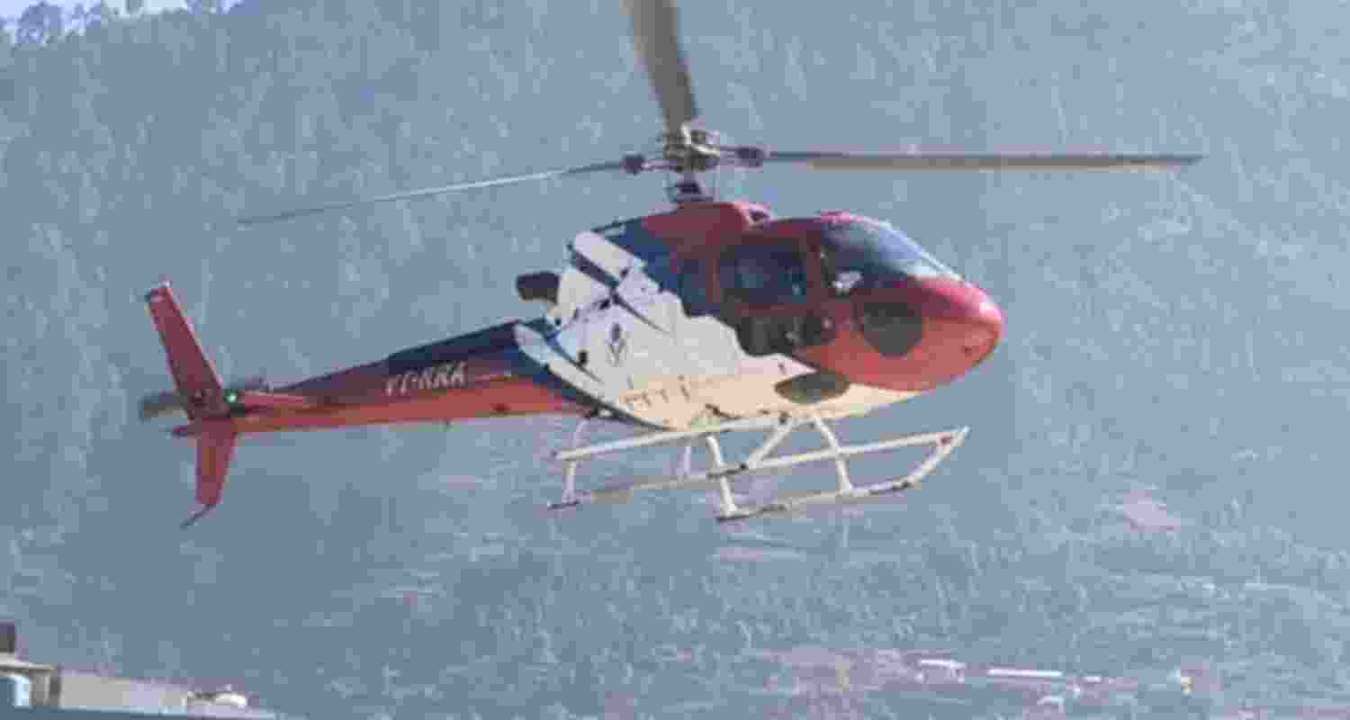 Doda to Jammu helicopter service takes off Doda to Jammu helicopter service takes off