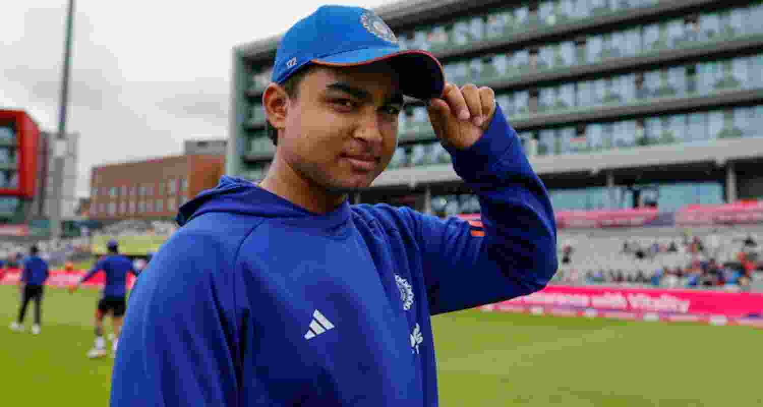 Teenage cricket prodigy Vaibhav Sooryavanshi.