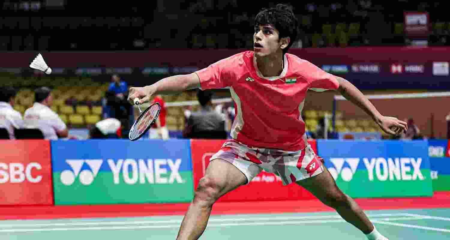Indian badminton player Rounak Chouhan. Indian badminton player Rounak Chouhan.