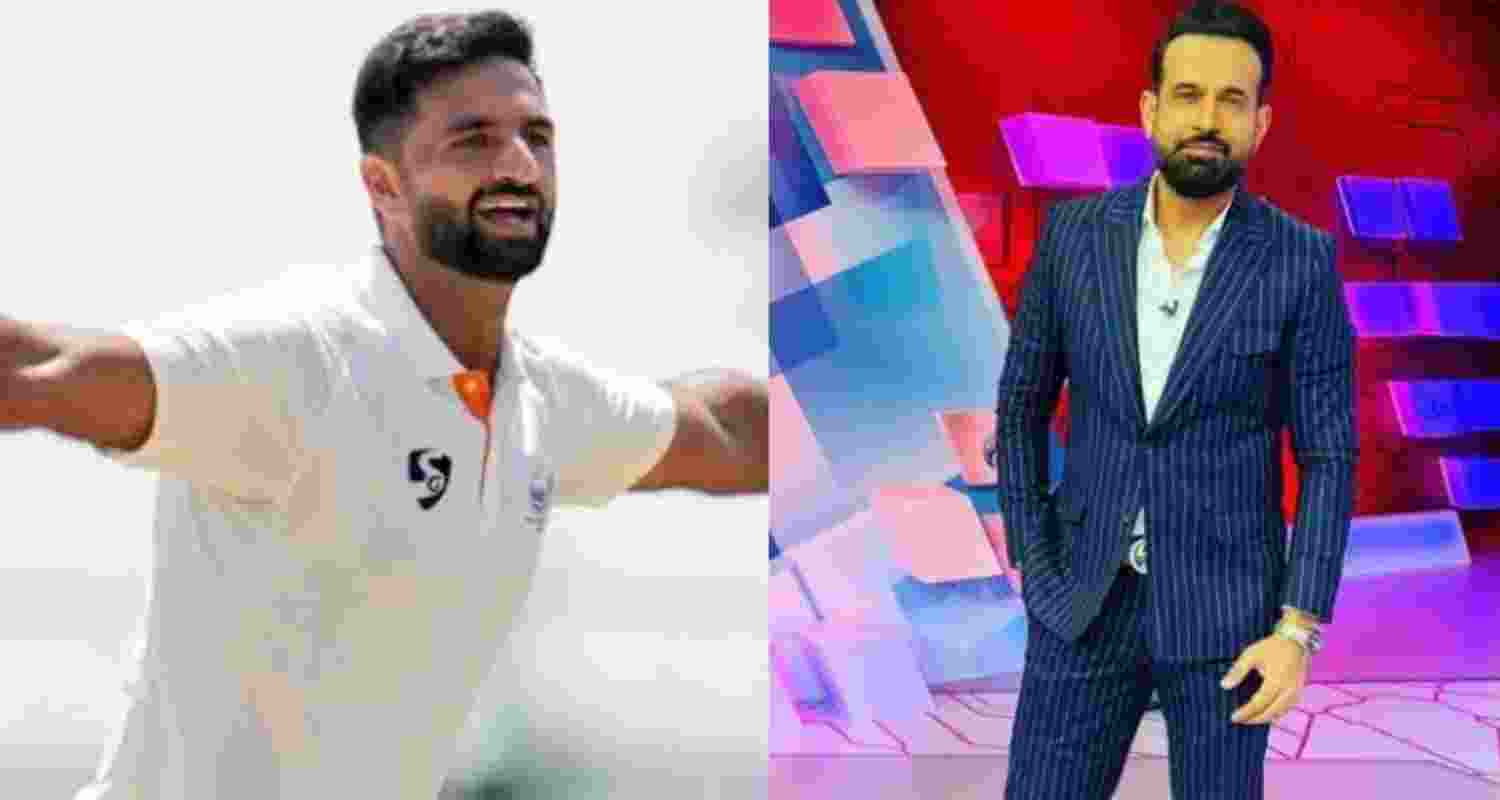Auqib Nabi and  Irfan Pathan. 