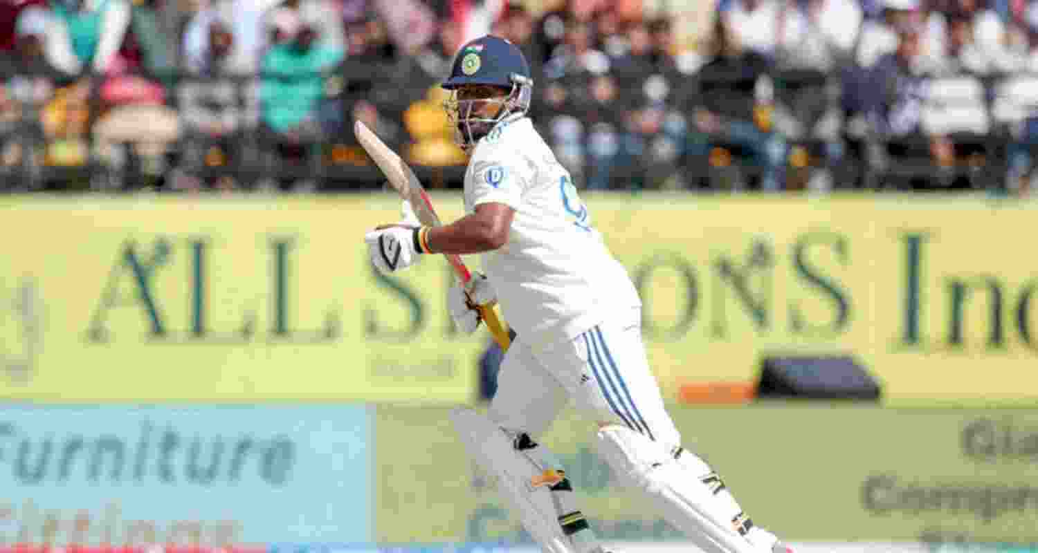  India batter Sarfaraz Khan.