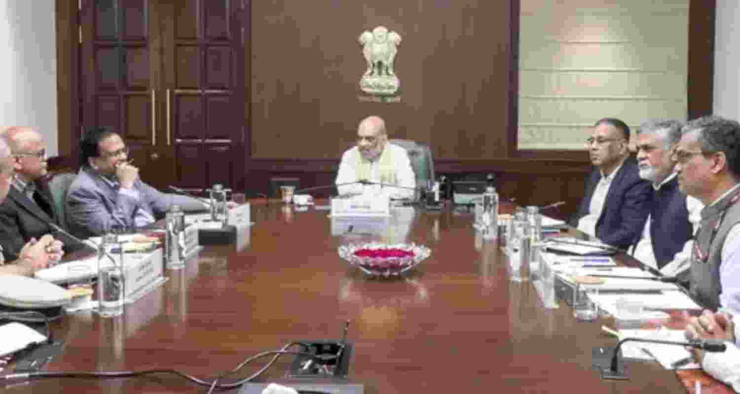 Amit Shah conducts another round of security review meeting