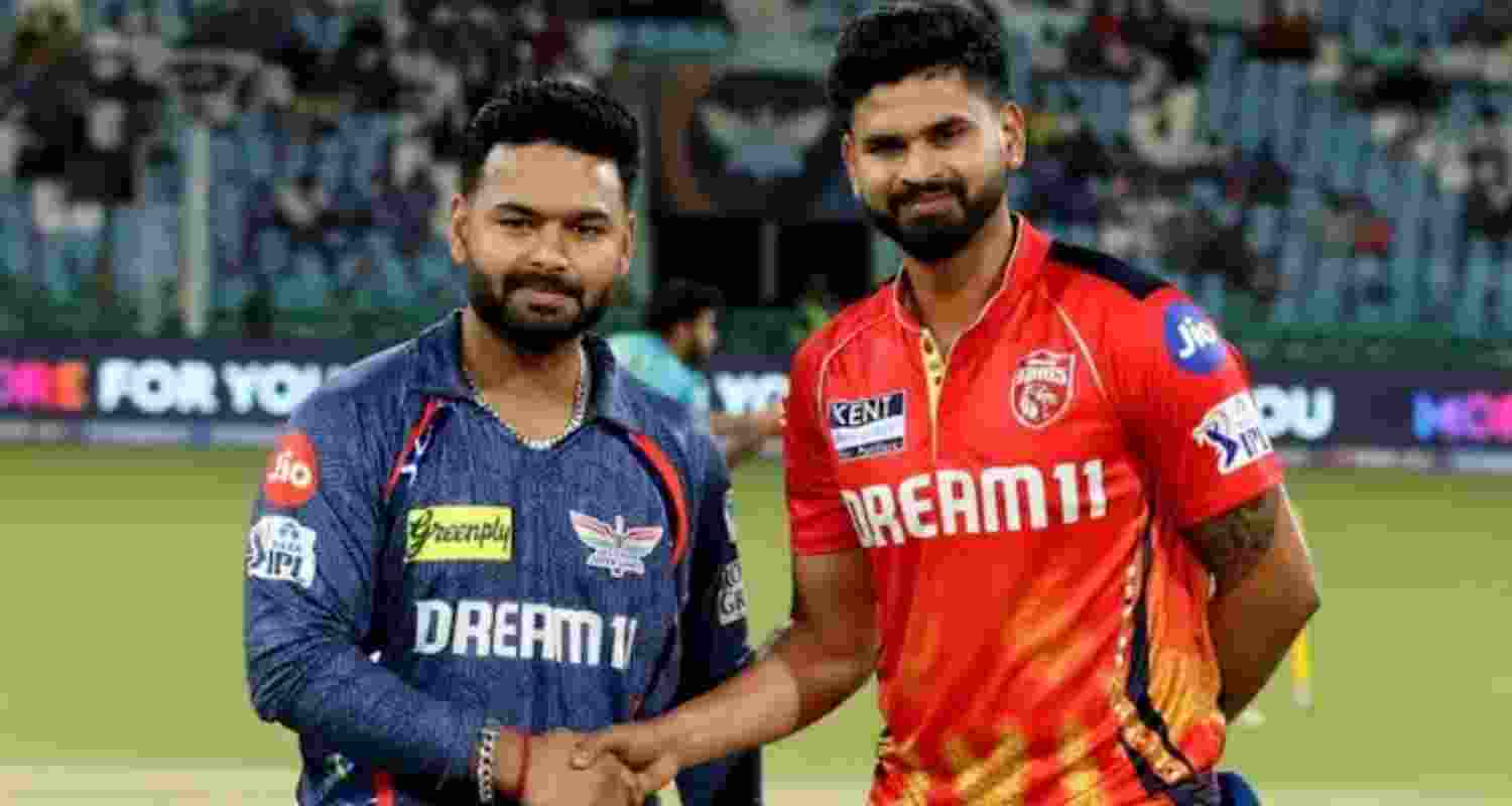 Rishabh Pant (LSG) and Shreyas Iyer (Punjab Kings).