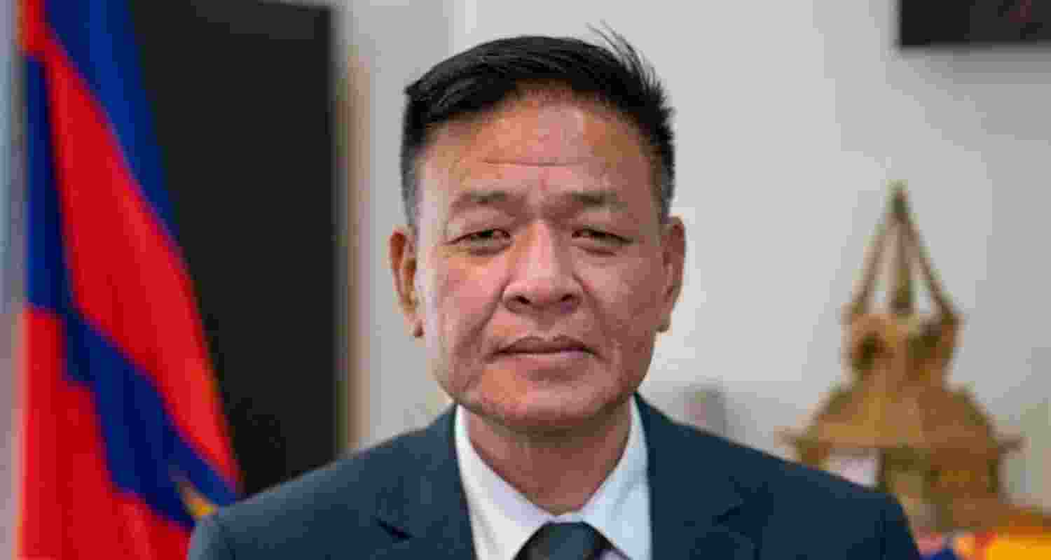 Tibetan political leader Penpa Tsering.