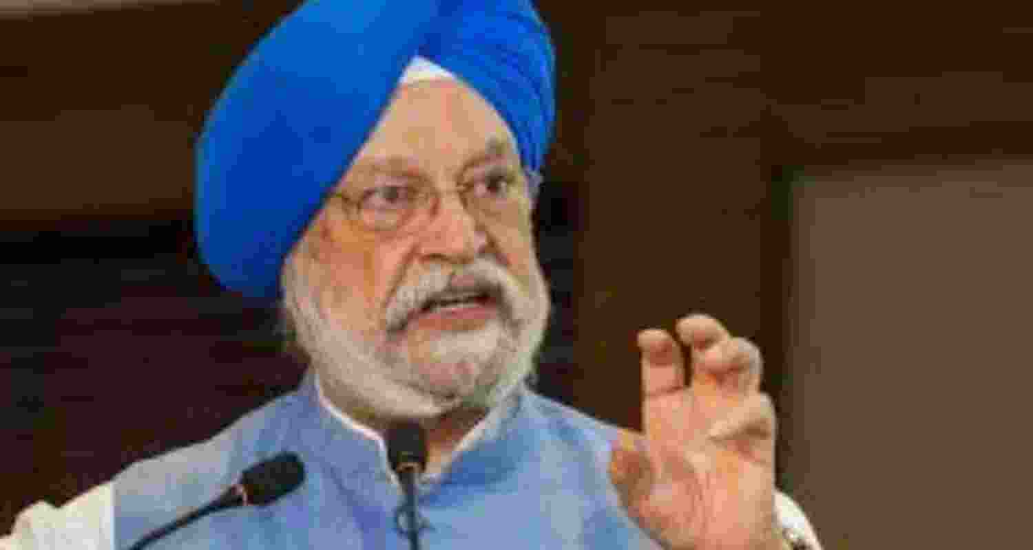 File Photo of Oil Minister Hardeep Singh Puri File Photo of Oil Minister Hardeep Singh Puri