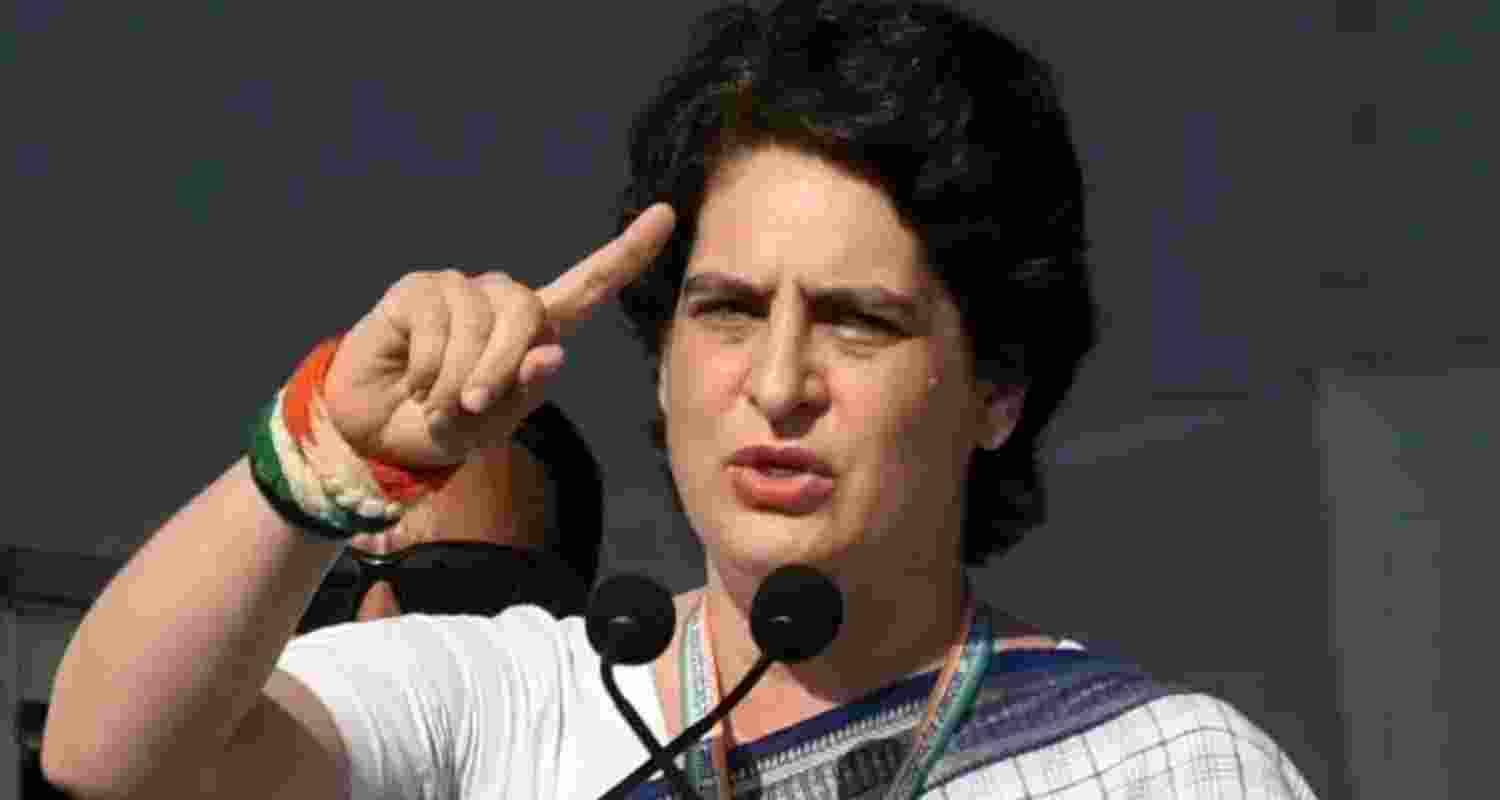 Congress leader Priyanka Gandhi Vadra.