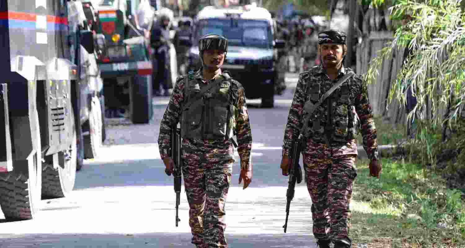 J&K will be getting additional forces for security while the elections. Image X. J&K will be getting additional forces for security while the elections. Image X.