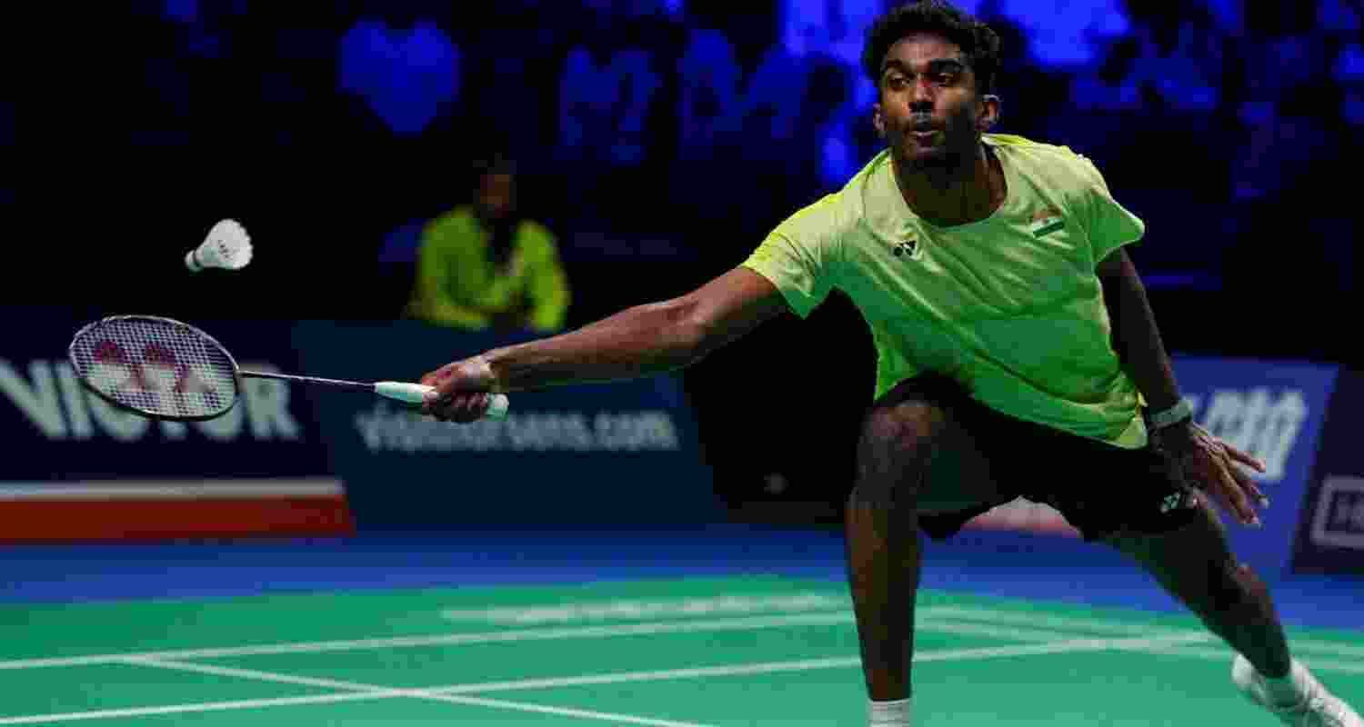 Young Indian shuttler Ayush Shetty. Young Indian shuttler Ayush Shetty.