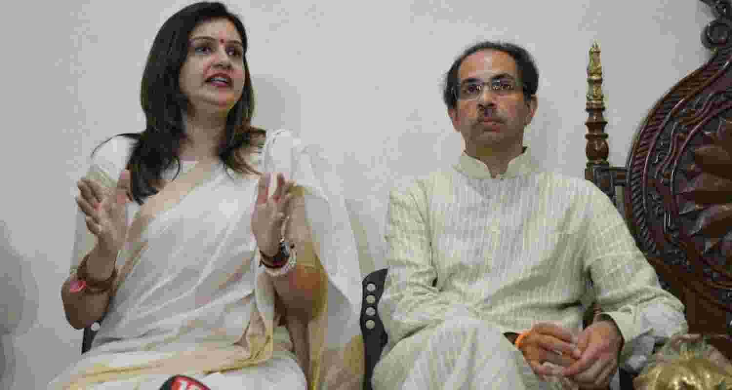 BJP’s desperate push in Delhi polls shows they are on shaky ground says Shiv Sena UBT. File Photo.