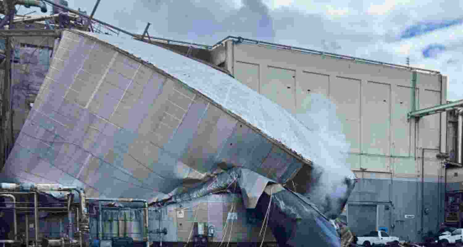 Nippon Dynawave Packaging Co. in the US state of Washington witnessed a major industrial accident.