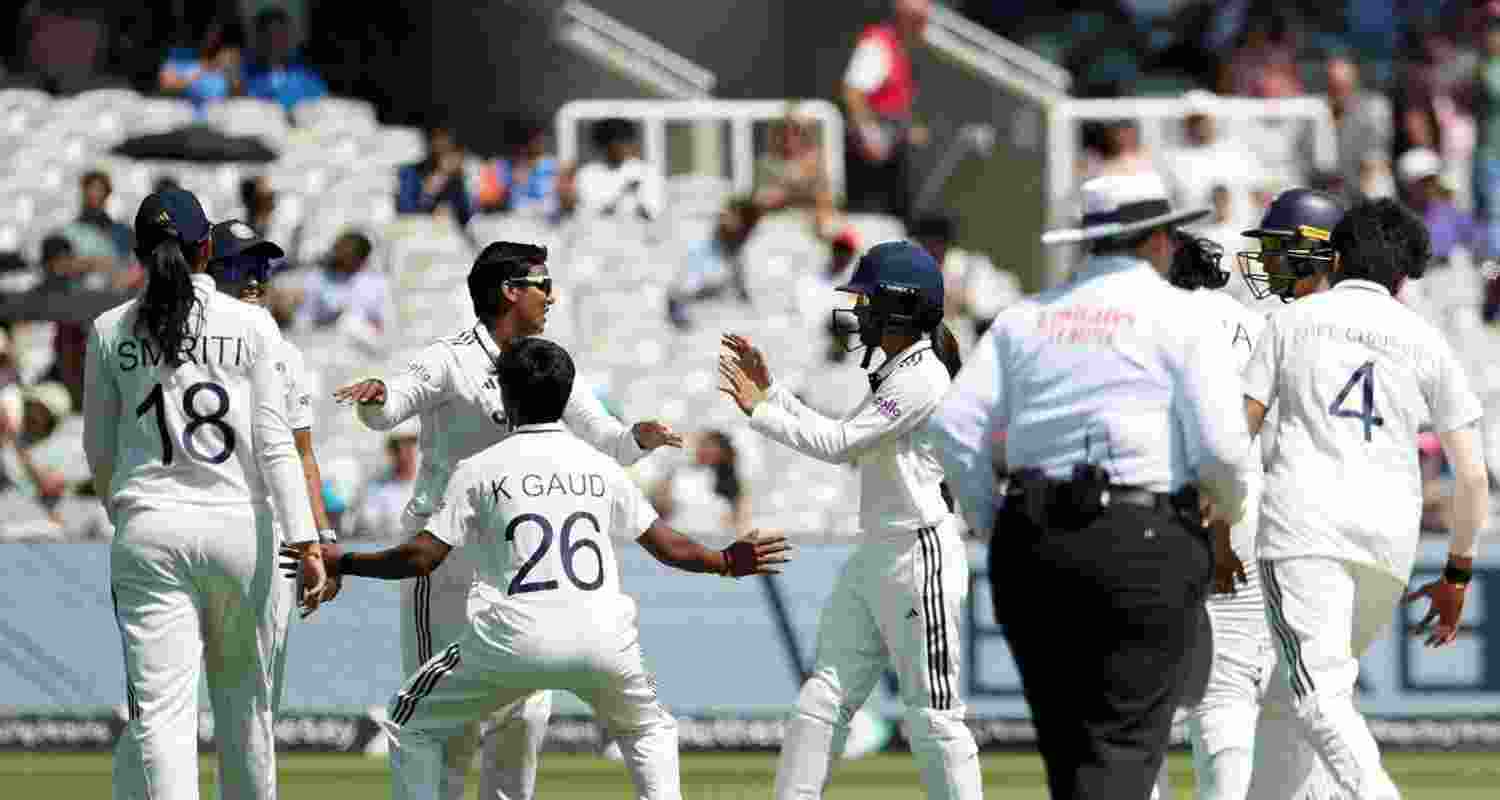 Gaud claimed seven wickets across the match, while Bhatia's superb century in the second innings laid the foundation for India's commanding victory.
