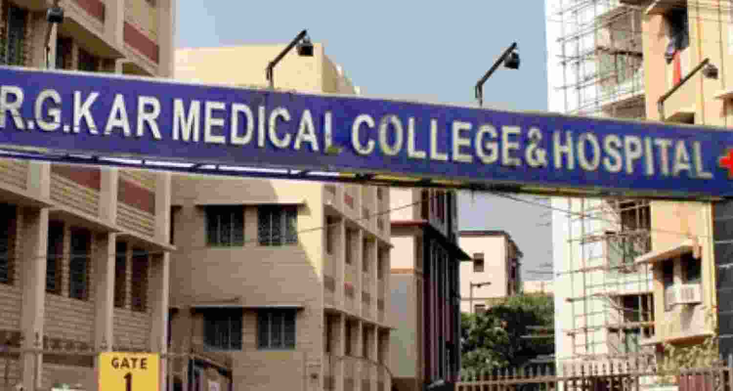 Kolkata medical student found dead in her room. Image RG Kar Hospital.