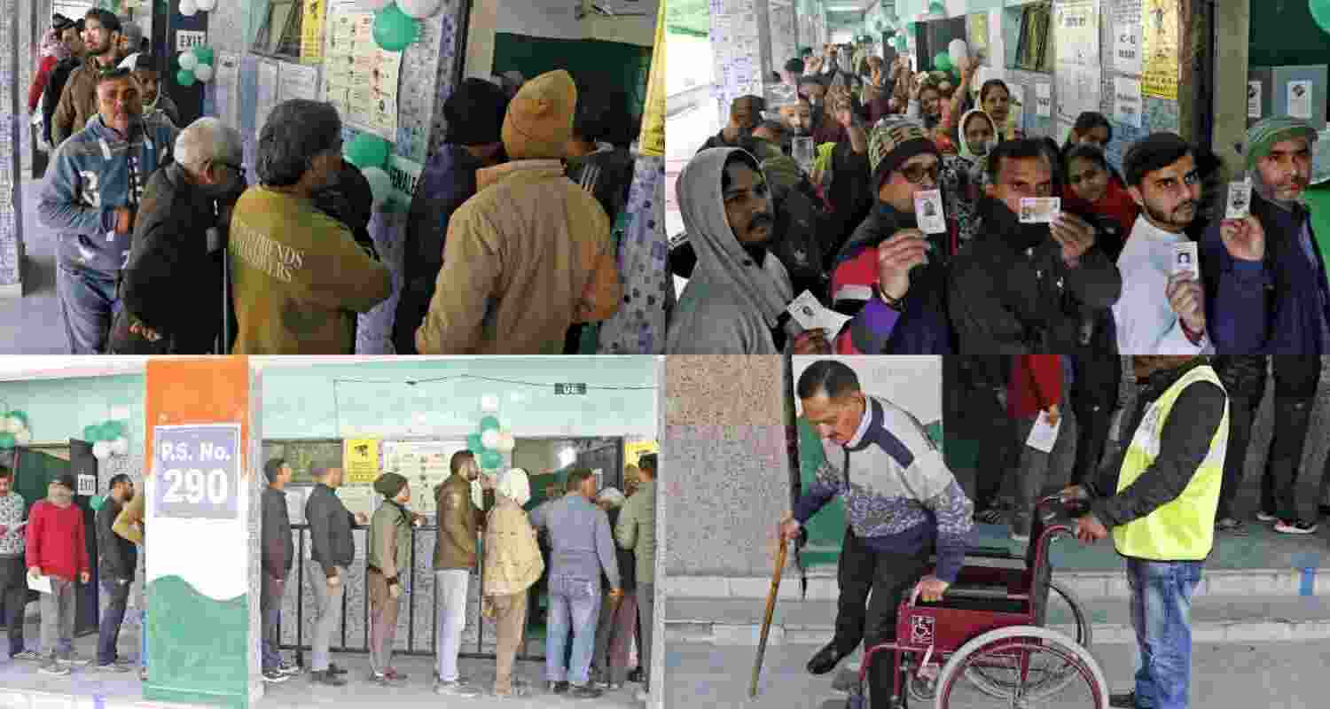 Over 60 pc Delhiites Vote in Assembly Elections.