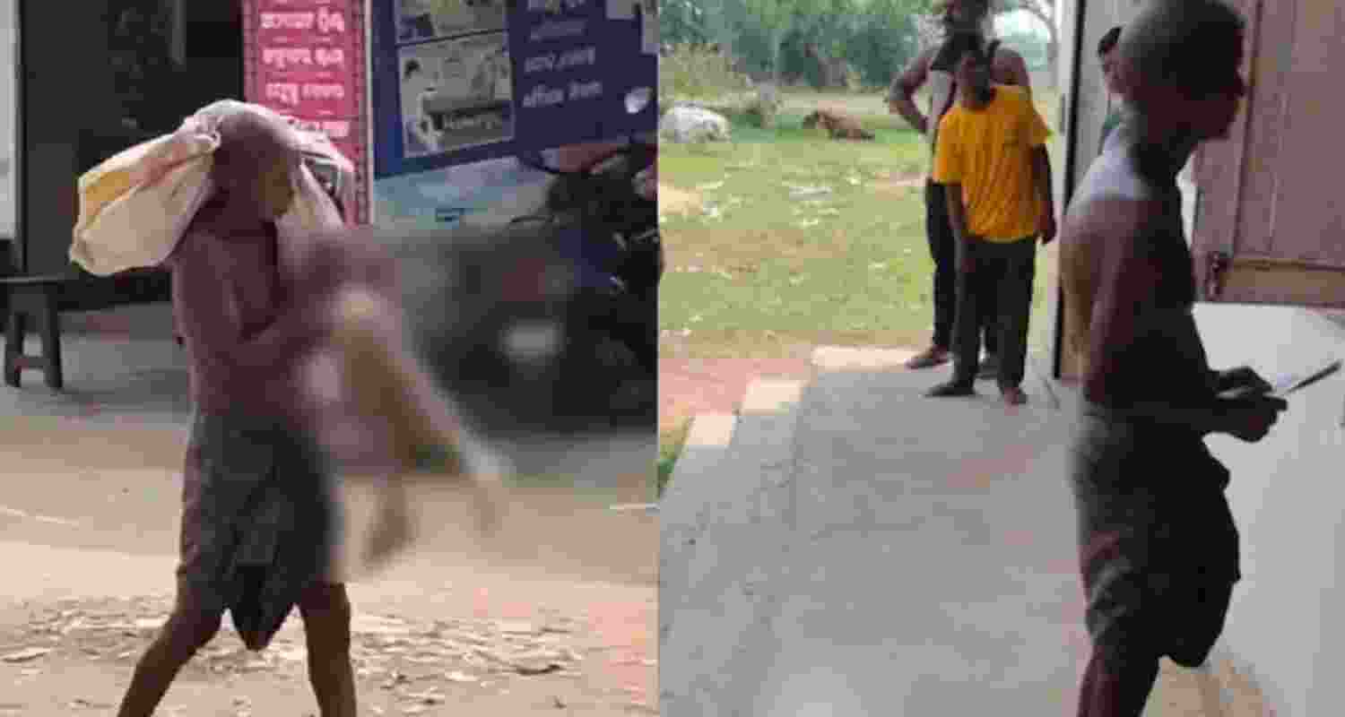 An incident in which a man carried his sister’s skeleton to a bank in Keonjhar sparked a political uproar. 