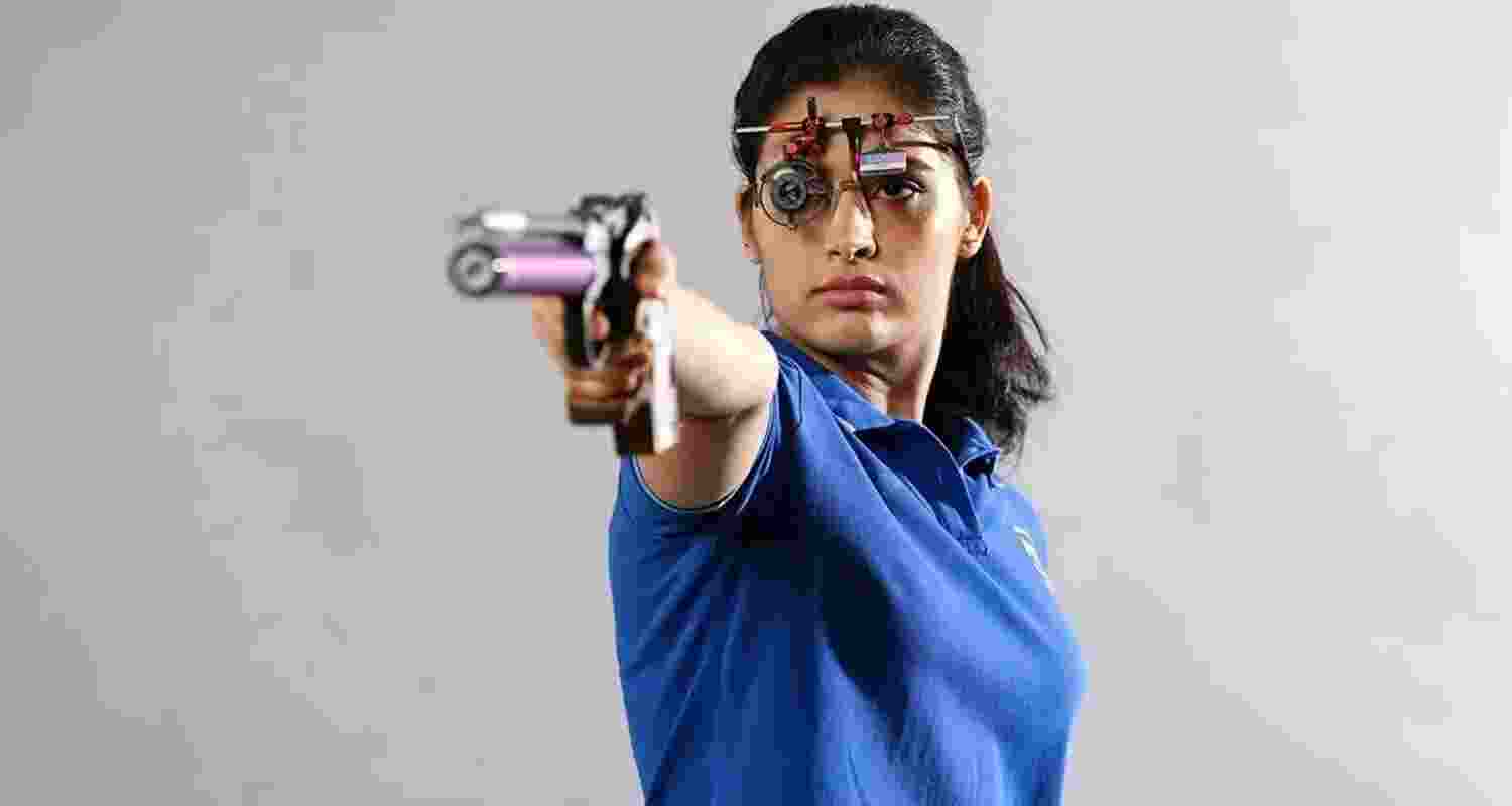 Olympic medallist Manu Bhaker. Olympic medallist Manu Bhaker.