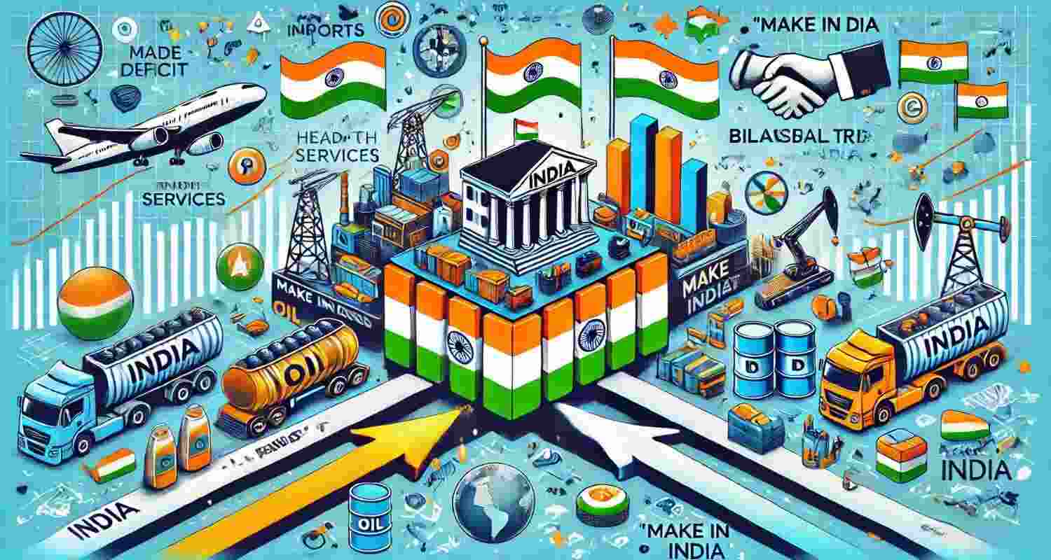 India’s trade gap tightens as wedding season ends. India’s trade gap tightens as wedding season ends.