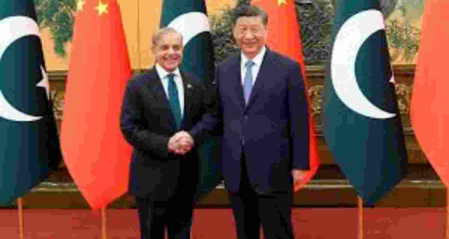 File photo of Pakistan's Prime Minister Shehbaz Sharif and Chinese President Xi Jinping File photo of Pakistan's Prime Minister Shehbaz Sharif and Chinese President Xi Jinping