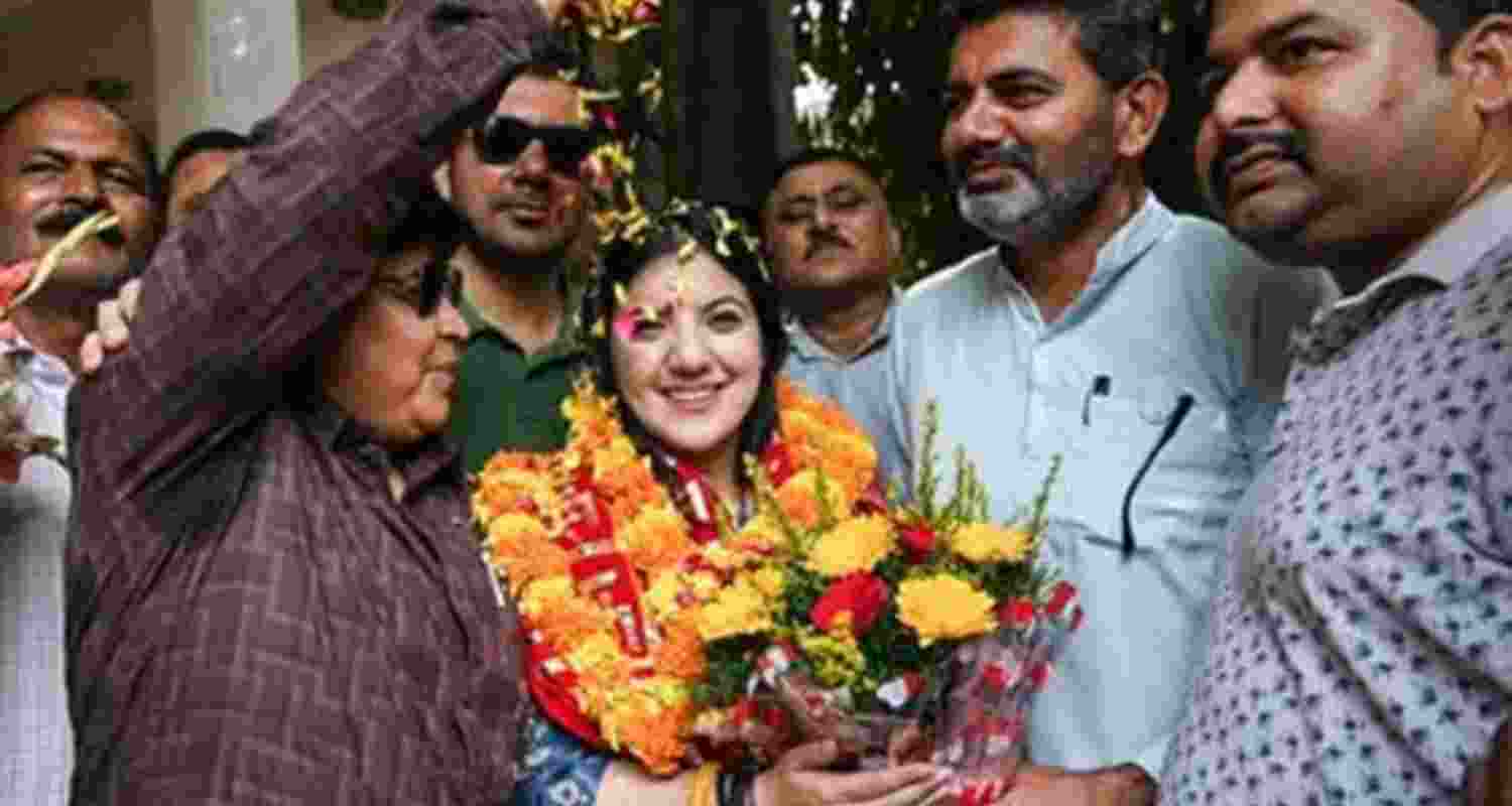 J&K BJP's Devyani Rana files nomination papers for Nagrota bypoll