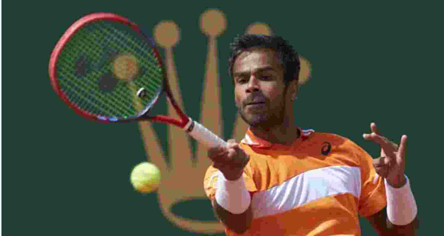 Indian tennis player Sumit Nagal.