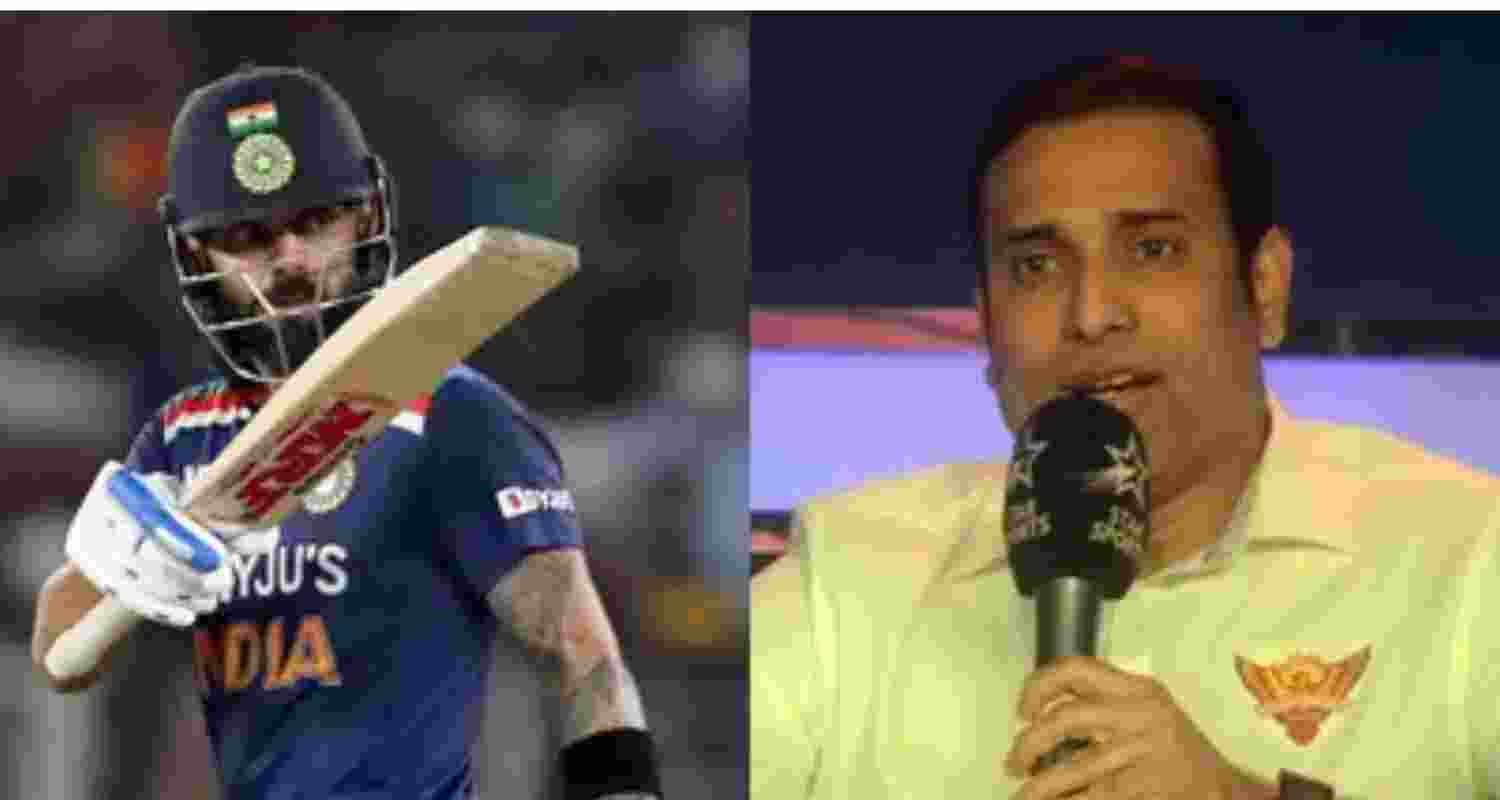 Virat Kohli and VVS Laxman.