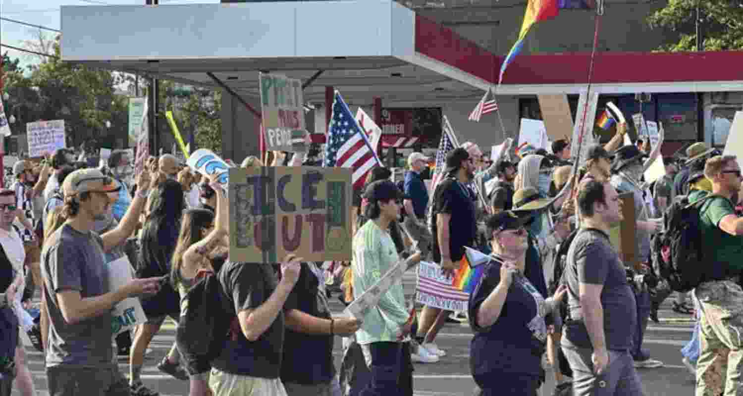 Shooting at anti-Trump rally leaves one critically injured