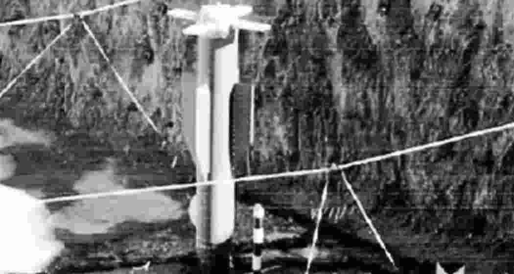 A screengrab from footage released by the White House, claiming successful US airstrikes on Iran’s underground nuclear facility at Fordo.