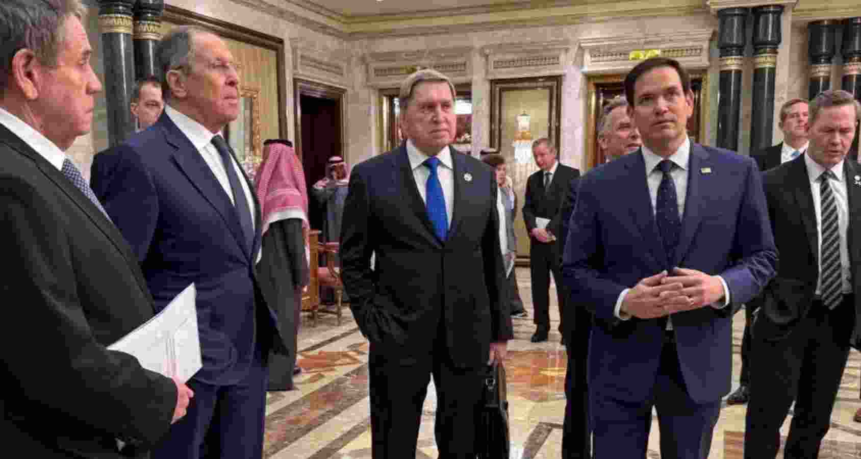 The delegations led by US Secretary of State Marco Rubio and Russian Foreign Minister Sergey Lavrov said the discussions were a good first step. Image: X