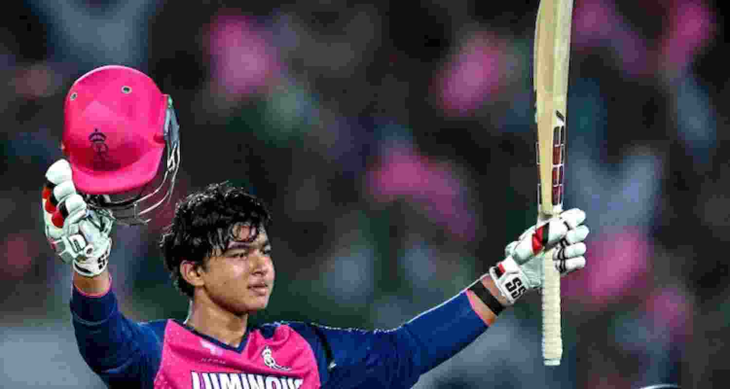 Vaibhav Suryavanshi hit a 35-ball hundred for Rajasthan Royals in IPL 2025. Vaibhav Suryavanshi hit a 35-ball hundred for Rajasthan Royals in IPL 2025.