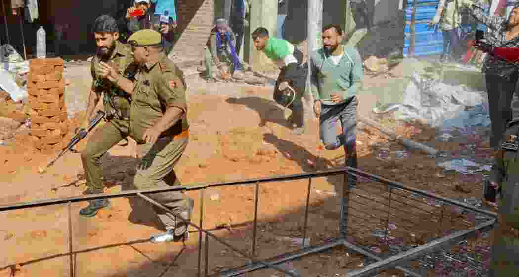 Stakeholders protesting against proposed ropeway project from Tarakote to Mata Vaishno Devi Shrine.