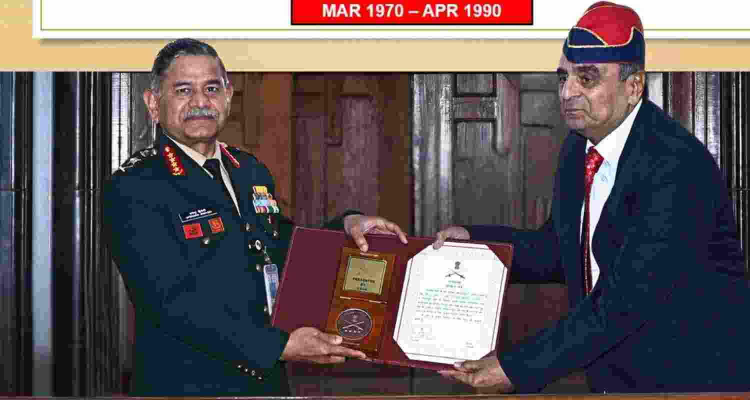 Army Chief Gen Upendra Dwivedi honours four veterans with Veteran Achievers Awards for nation-building, social service, tech leadership and youth empowerment