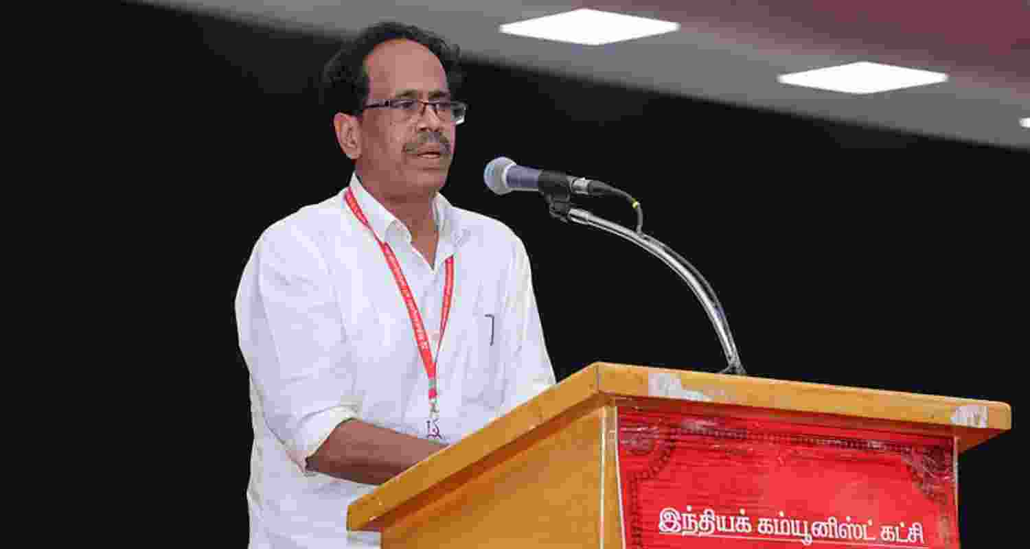 CPI state secretary M Veerapandian - file image.