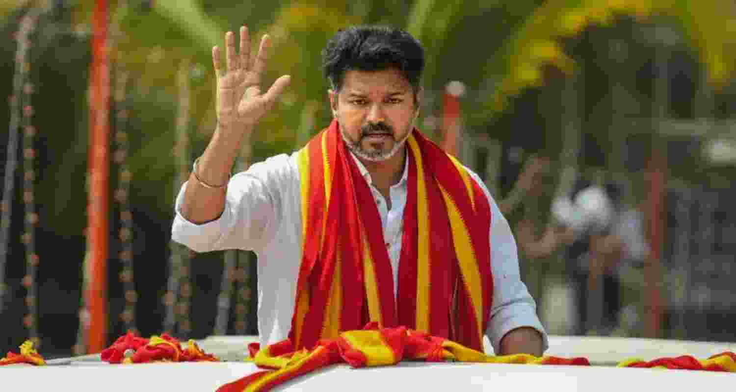 Tamilaga Vettri Kazhagam (TVK) chief Vijay - file image.