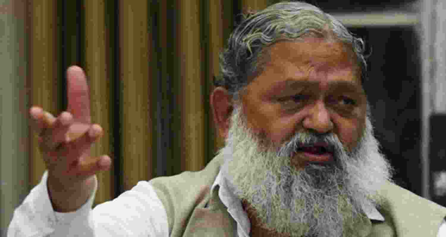 Haryana Minister Anil Vij. 