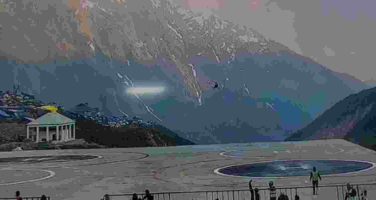 Visual of Kedarnath Heli services