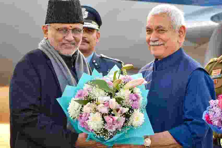 VP CP Radhakrishnan arrives in Kashmir on maiden visit