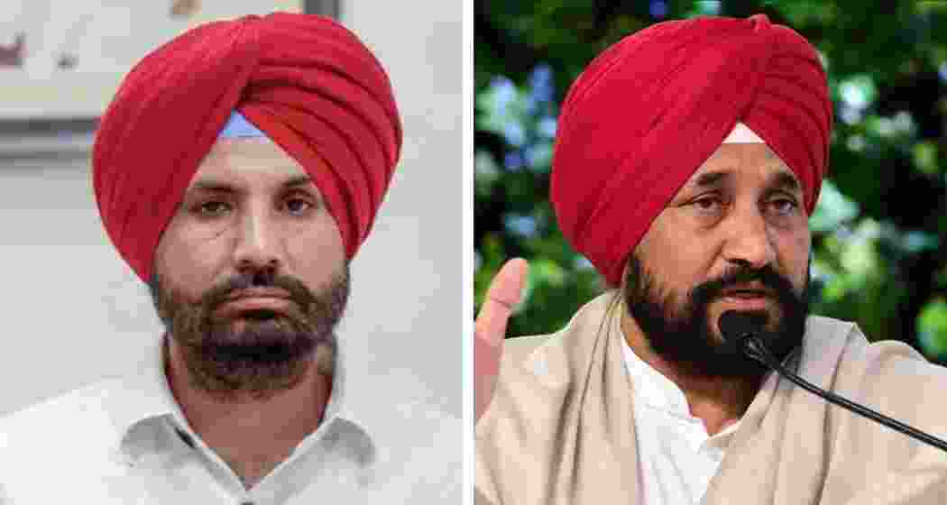 Amarinder Singh Raja Warring (L),Charanjit Singh Channi (R). 