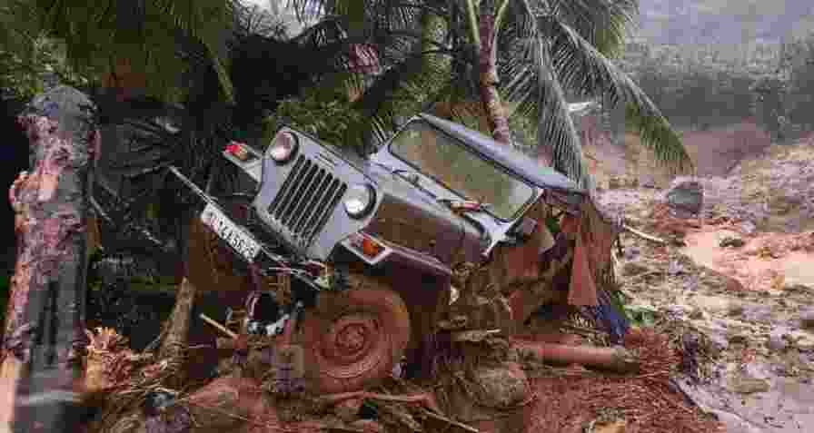 A view of landslide-hit Wayanad, Kerala. A view of landslide-hit Wayanad, Kerala.