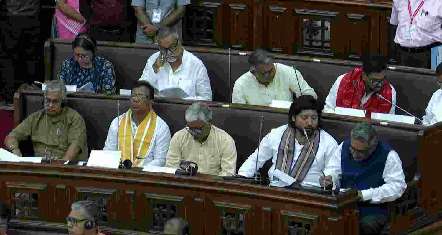 West Bengal's budget session began with the Governor outlining the BJP government's agenda on jobs, industry, education and law and order.