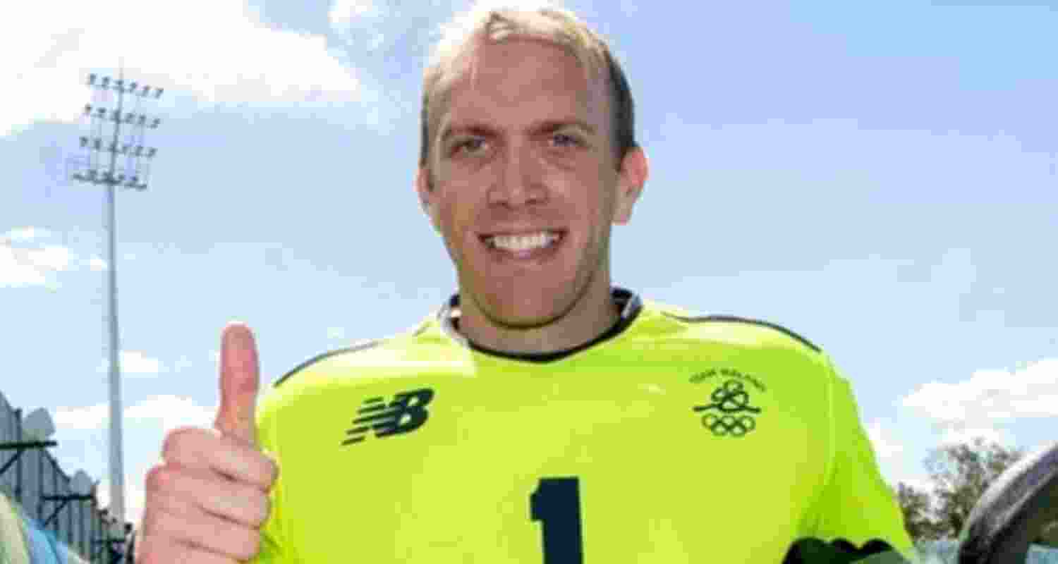 Ireland goalkeeper David Harte. Image: X. 