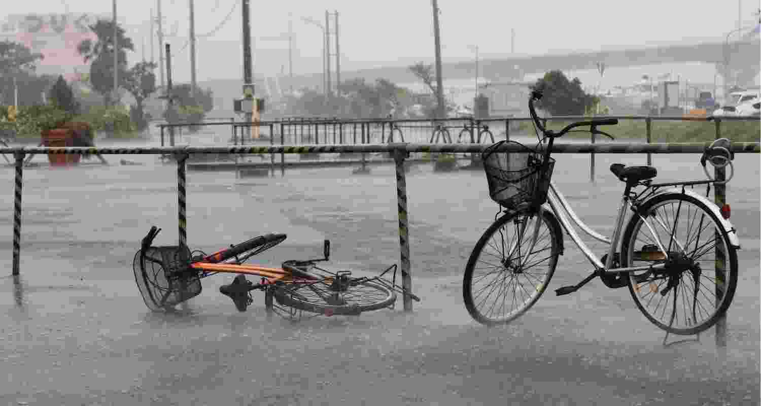 Japan’s southern islands were battered by strong winds and rain as Typhoon Bavi made its way into the island nation.