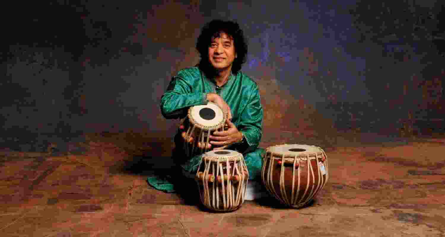 Indian tabla maestro Zakir Hussain. Image: X