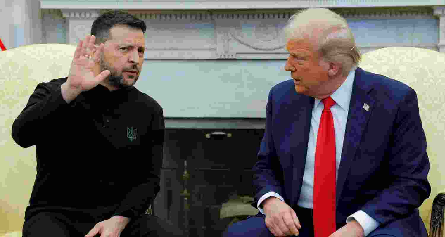 Ukrainian President Volodymyr Zelensky and US President Donald Trump clashed during a press conference at Oval Office on February 28, Image: X 