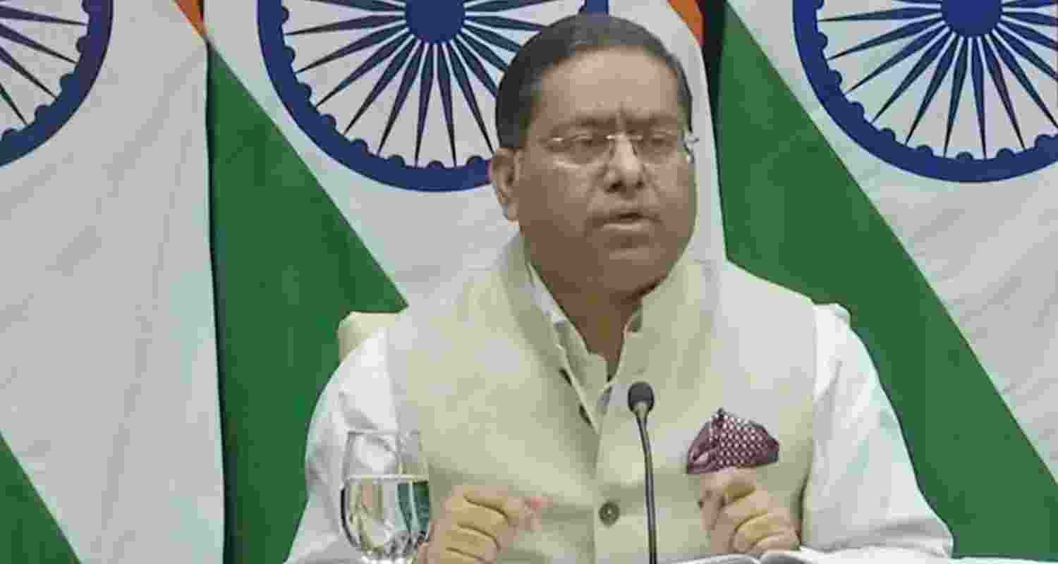 External Affairs Ministry spokesperson Randhir Jaiswal